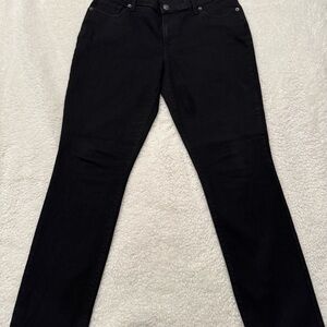 Old Navy Black Denim “Flirt” Skinny Jeans Size 8